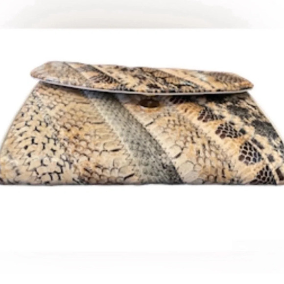 Morel Vintage snakeskin clutch with coin purse - Picture 8 of 10